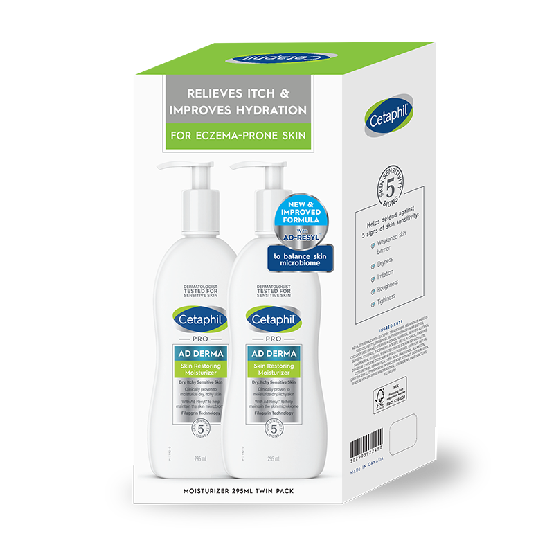 Cetaphil PRO AD Body MOISTURISER 295ml Twin Pack | National Skin